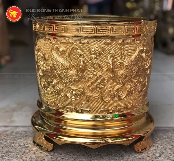 Bát hương mạ vàng 9999