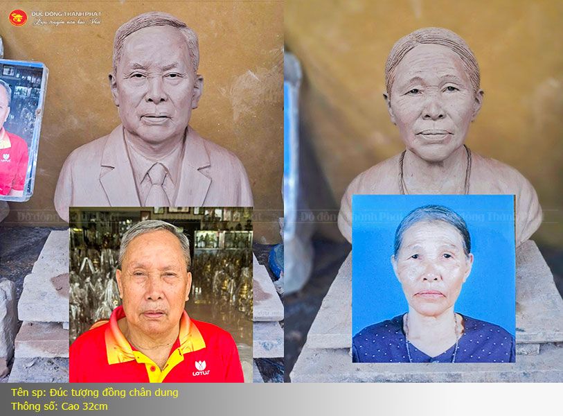 Đúc Tượng Đồng Chân Dung tại Văn Lâm, Hưng Yên