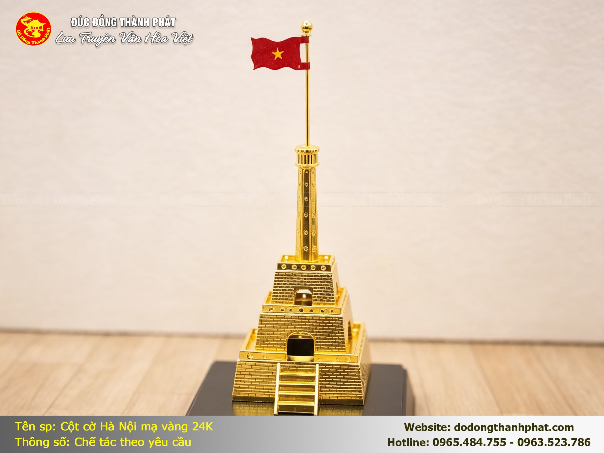 Cột Cờ Hà Nội Bằng Đồng — Ba tầng đế tháp vững chãi, phát triển bền vững